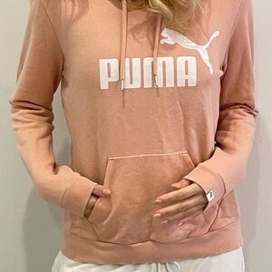 Puma Pink Oversized Long Sleeve Hoodie